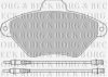 BORG & BECK BBP1468 Brake Pad Set, disc brake